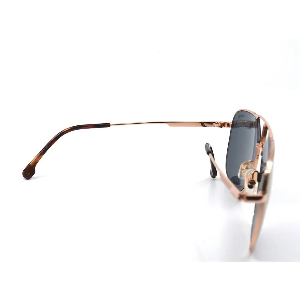 NEW CARRERA 1024/S GOLD/GREY GOLD MIRROR AVIATOR AUTHENTIC SUNGLASSES
